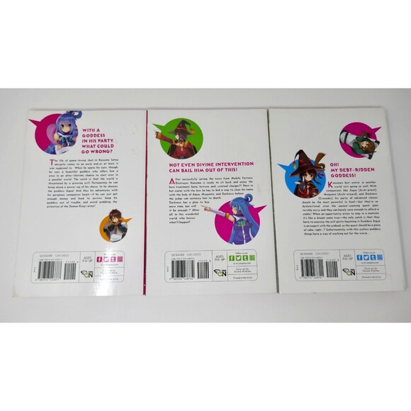 Konosuba Light Novel Vol 1 And Vol 2 English Manga - Picture 5 of 9